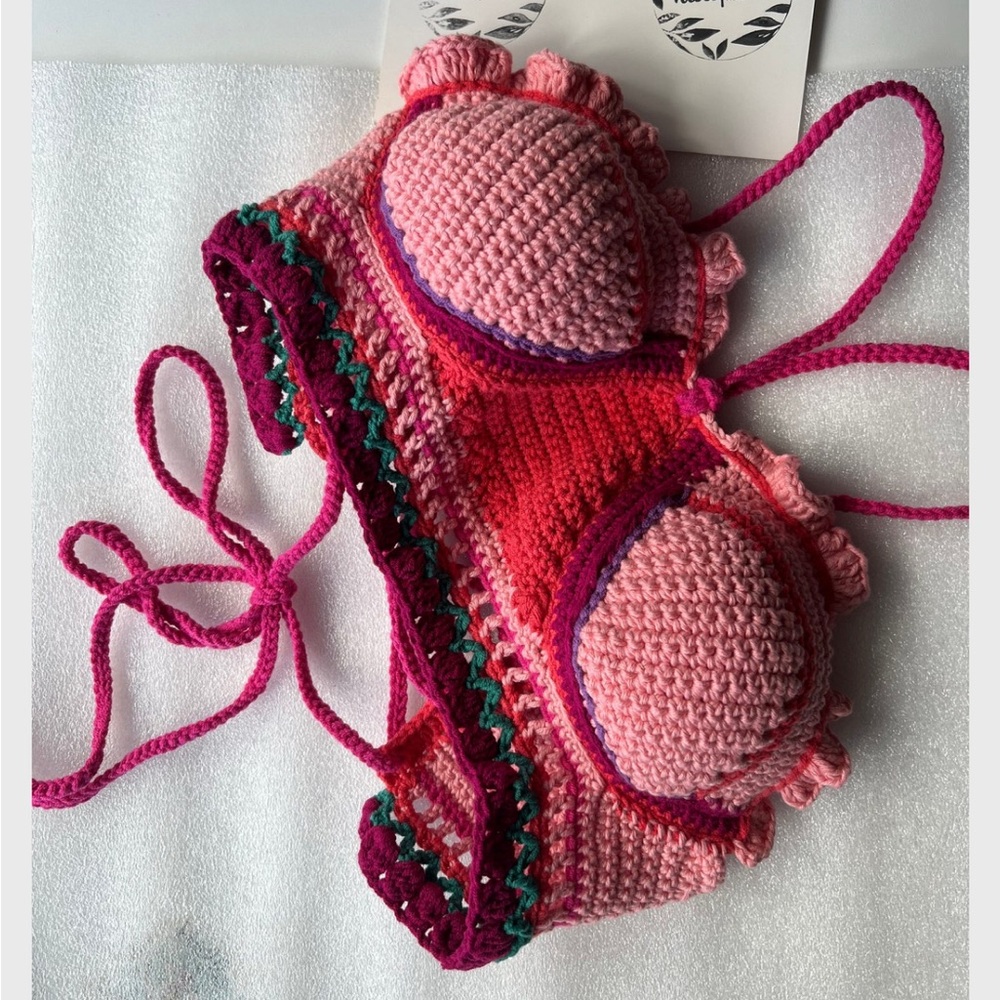 Crochet Bustier Top